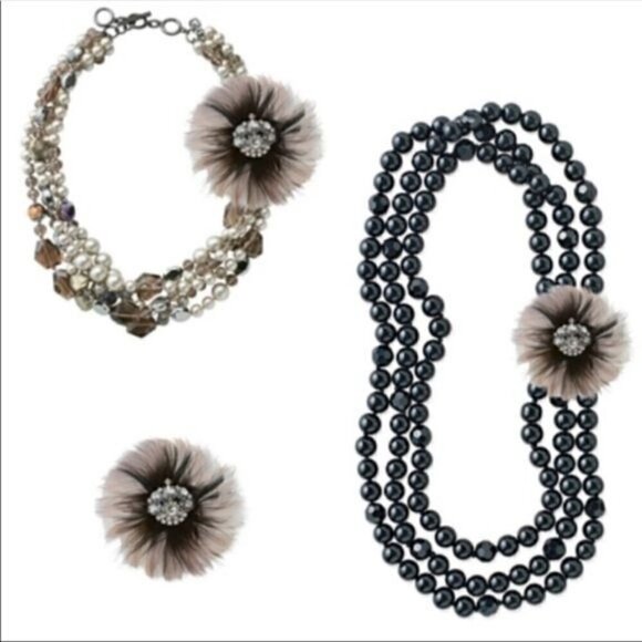 Stella & Dot Plume Brooch Pin - Picture 6 of 8